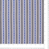 Printed Flannelette - CHELSEA - 004 - Grey & Blue