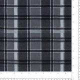 Flanellette Imprimée - CHELSEA - 013 - Gris