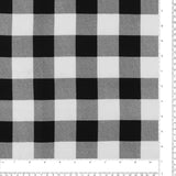 Printed Flannelette - CHELSEA - 014 - Black & White