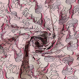 Printed Flannelette - CHELSEA - 017 - Pink