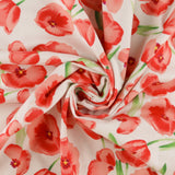Printed Flannelette - CHELSEA - 020 - Coral