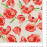 Printed Flannelette - CHELSEA - 020 - Coral