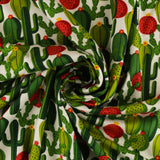 Printed Flannelette - CHELSEA - 023 - White