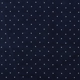 Printed Flannelette - CHELSEA - 025 - Navy & White
