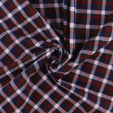 Printed Flannelette - CHELSEA - 028 - Burgundy