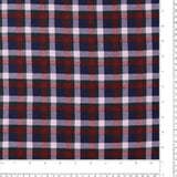 Printed Flannelette - CHELSEA - 028 - Burgundy