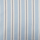 Flanellette Imprimée CHELSEA - Rayures - Bleu ciel / Blanc