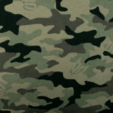CHELSEA Flannelette Print - Camouflage - Green khaki