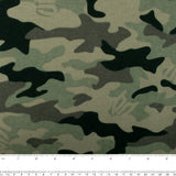 CHELSEA Flannelette Print - Camouflage - Green khaki