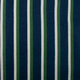 CHELSEA Flannelette Print - Stripes - Midnight / Green