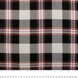 Flanellette Imprimée CHELSEA - Carreaux - Brun / Beige