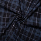 Printed Flannelette CHELSEA - Plaid - Navy