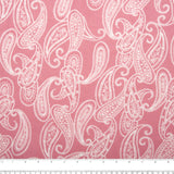 Printed Flannelette CHELSEA - Paisley - Pink