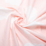 Flanellette Imprimée CHELSEA - Nuage - Rose