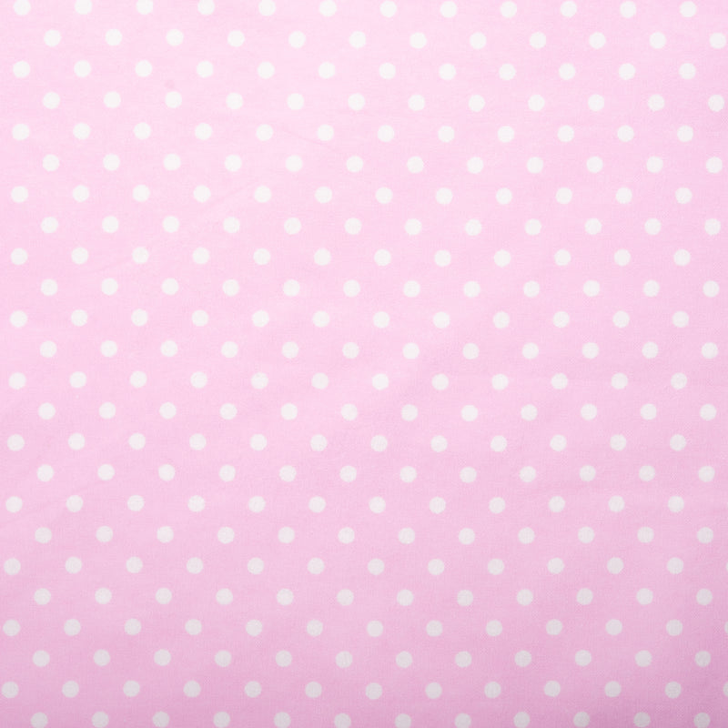 Printed Flannelette CHELSEA - Dots - Pink