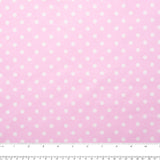 Printed Flannelette CHELSEA - Dots - Pink