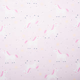 Printed Flannelette CHELSEA - Unicorn - Pink