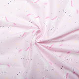 Printed Flannelette CHELSEA - Unicorn - Pink