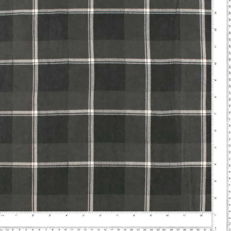 Printed Flannelette CHELSEA - 1429 - Charcoal