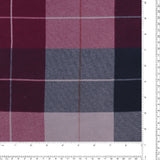 Printed Flannelette CHELSEA - 1484 - Burgundy