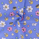 Printed Flannelette CHELSEA - 1488 - Periwinkle