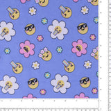 Printed Flannelette CHELSEA - 1488 - Periwinkle