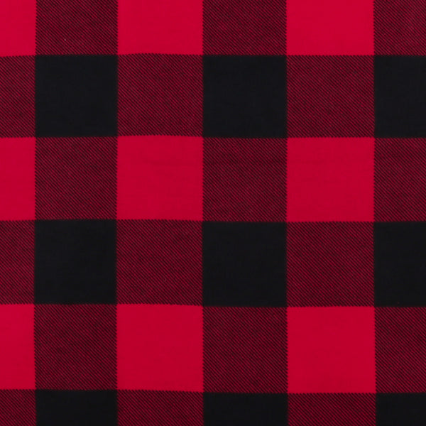 Flanellette Imprimée CHELSEA - 1499 - Rouge