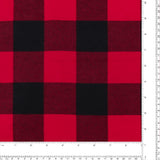 Flanellette Imprimée CHELSEA - 1499 - Rouge