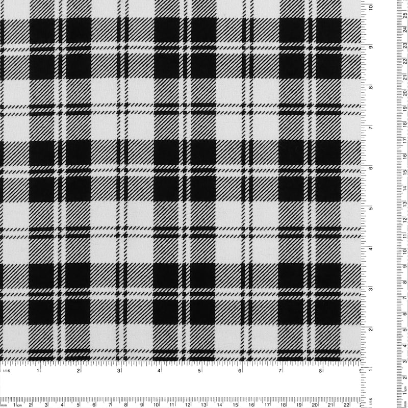 Flanellette Imprimée CHELSEA - 1507 - Blanc