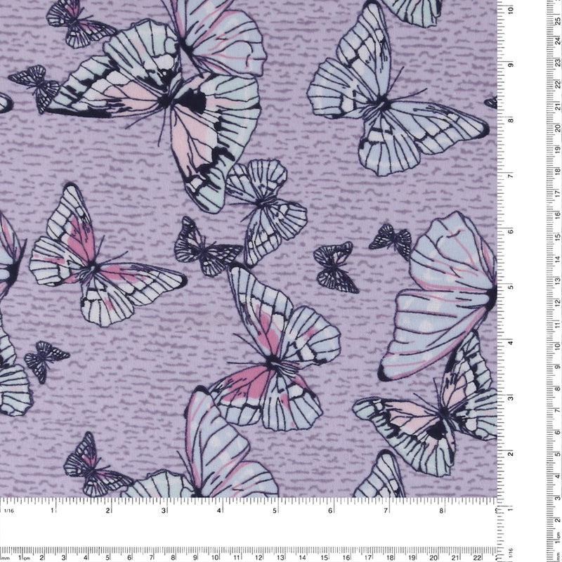 Printed Flannelette CHELSEA - 1519 - Lilac