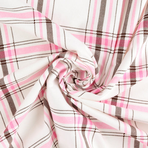 Printed Flannelette - CHELSEA - 1632 - Pink