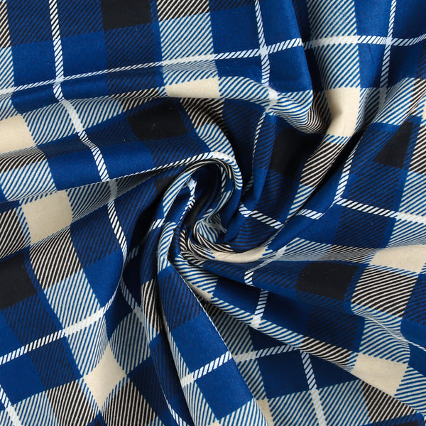 Printed Flannelette - CHELSEA - 1633 - Blue