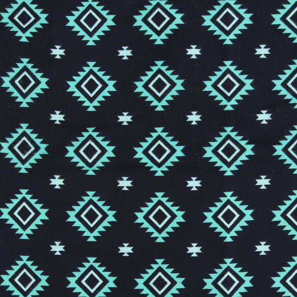 Printed Flannelette - CHELSEA - 1639 - Dark Navy