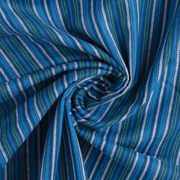 Printed Flannelette - CHELSEA - 1642 - Blue