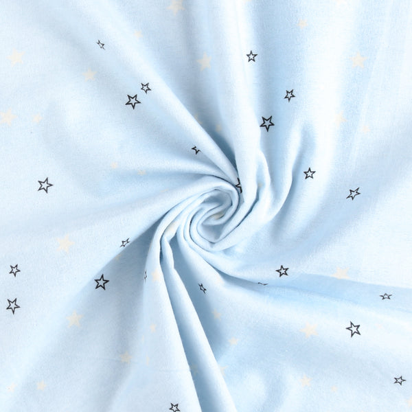 Printed Flannelette - CHELSEA - 1647 - Light Blue