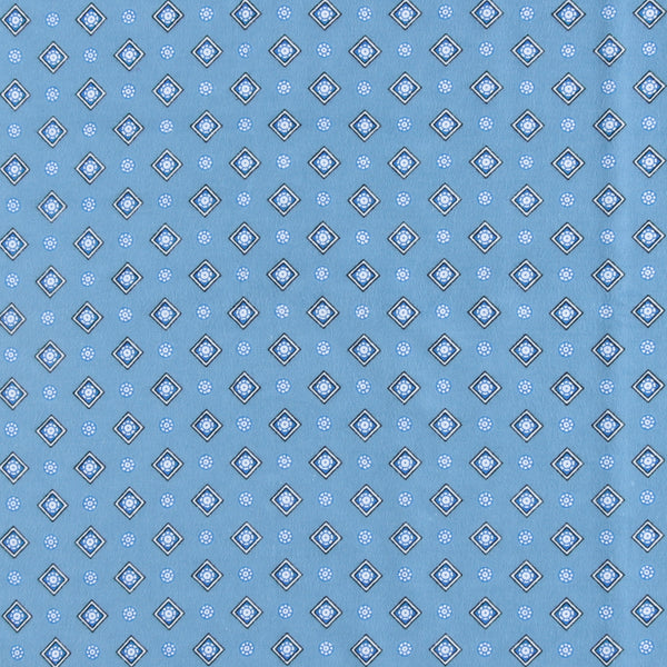 Printed Flannelette - CHELSEA - 1648 - Blue