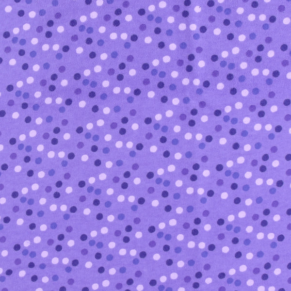 Printed Flannelette - CHELSEA - 1649 - Purple