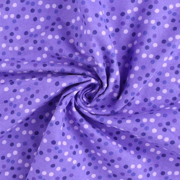 Printed Flannelette - CHELSEA - 1649 - Purple