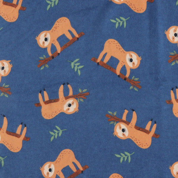 Printed Flannelette - CHELSEA - 1653 - Denim