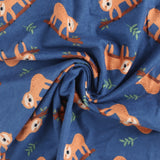 Flanellette Imprimée - CHELSEA - 1653 - Denim