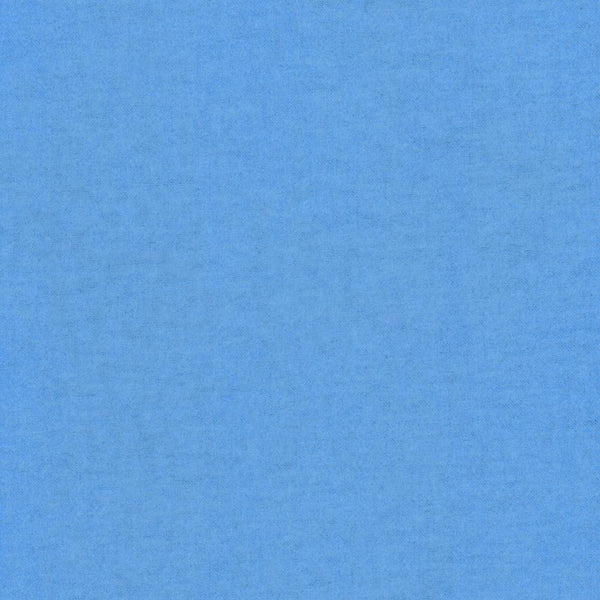 Plain Flannelette - Cornflower blue