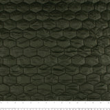 Quilted Polyester Lining - Honeycomb - Green