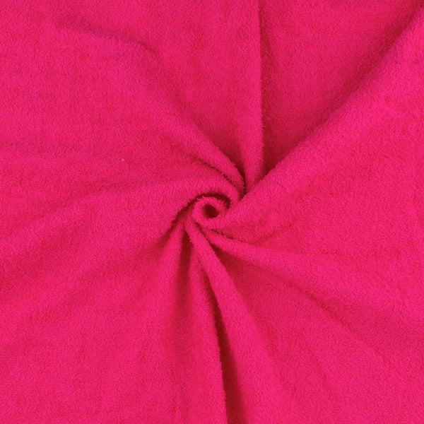 Cotton Terry - Hot Pink
