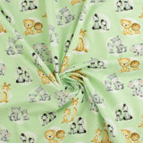 Printed Flannelette - CHARLIE - 177 - Mint