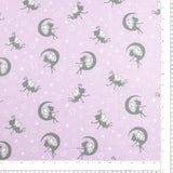 Printed Flannelette - CHARLIE - 181 - Lavender