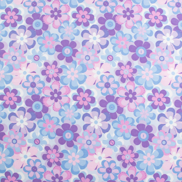 Printed Flannelette - CHARLIE - 190 - Cotton Candy