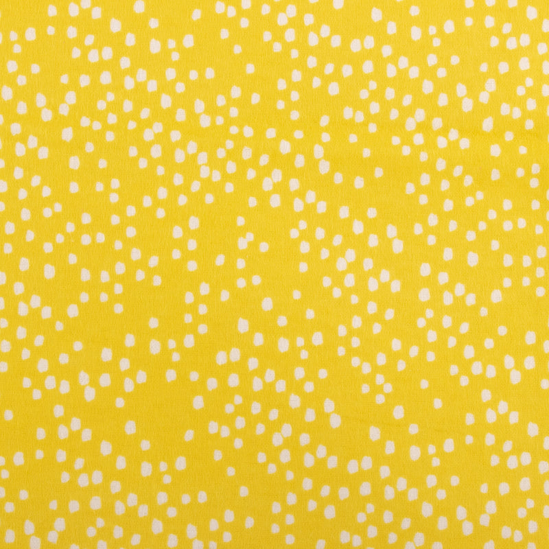 Printed Flannelette - CHARLIE - Raindrop - Yellow