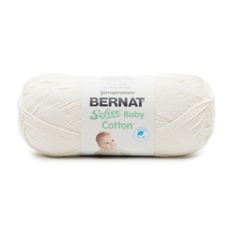BERNAT SOFTEE BABY FIL COTON - COULEUR BONBON VERS