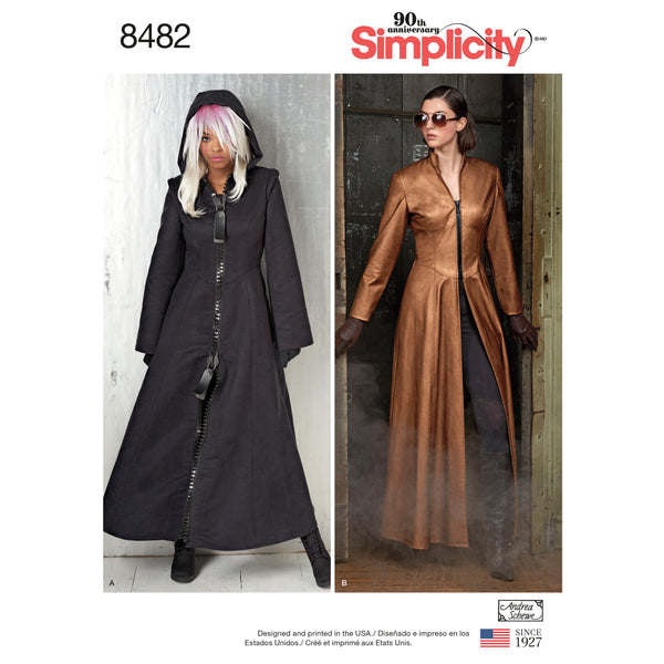 Simplicity S8482 Misses' Costume Coats