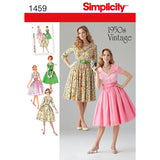 Simplicity S1459 Robe Vintage des Années 1950 pour Dames et Demoiselles
